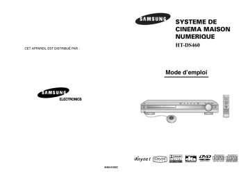 Samsung HT-DS460 Manuel utilisateur | Fixfr