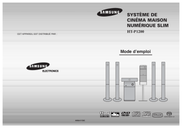 Samsung HT-P1200 Manuel utilisateur | Fixfr