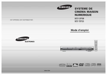 HT-UP30 | Samsung HT-TP33 Manuel utilisateur | Fixfr