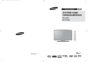 HT-TX250 | Samsung HT-X250 Manuel utilisateur | Fixfr