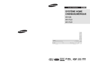 HT-TX22 | Samsung HT-X20 Manuel utilisateur | Fixfr