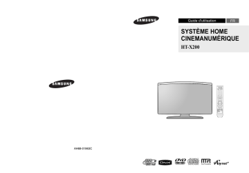 Samsung HT-X200 Manuel utilisateur | Fixfr