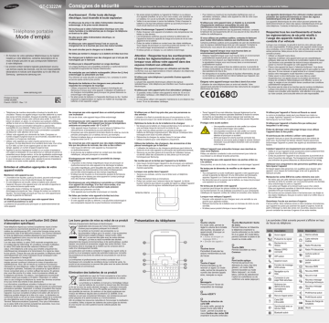 Samsung GT-C3222W Manuel utilisateur | Fixfr