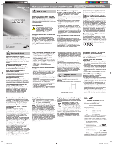 Samsung GT-E1120 Manuel utilisateur | Fixfr