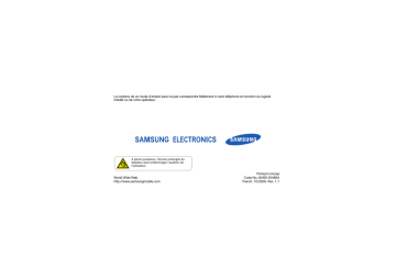 Samsung GT-S3030 Manuel utilisateur | Fixfr