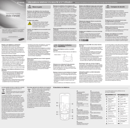 Samsung GT-S3100 Manuel utilisateur