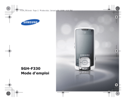 Samsung SGH-F330 Manuel utilisateur