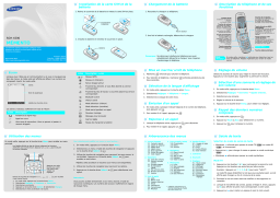 Samsung SGH-X500 Manuel utilisateur