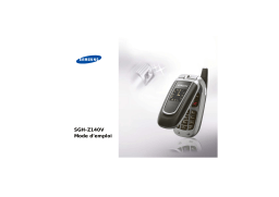 Samsung SGH-Z140 Manuel utilisateur