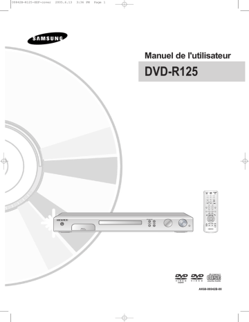Samsung DVD-R125 Manuel utilisateur | Fixfr