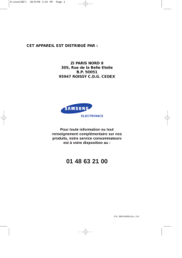 Samsung SF-3000 Manuel utilisateur