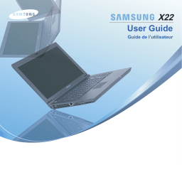 Samsung NP-X22 Manuel utilisateur