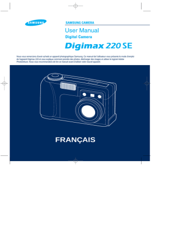 Samsung DIGIMAX 220 SE Manuel utilisateur | Fixfr