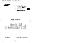 Samsung DVD-CM500 Manuel utilisateur