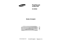 Samsung SV-DVD1 Manuel utilisateur