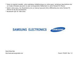 Samsung SGH-I710 Manuel utilisateur