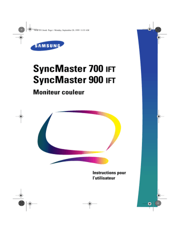 700IFT | Samsung 900IFT Manuel utilisateur | Fixfr