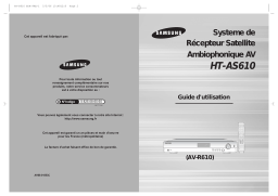 Samsung HT-AS610 Manuel utilisateur