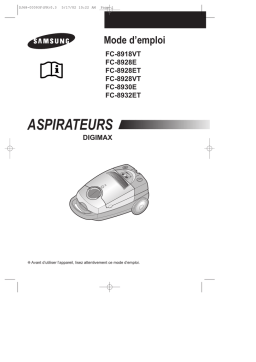 Samsung FC-8932ET Manuel utilisateur