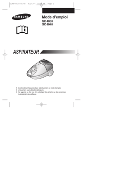 Samsung SC4030 Manuel utilisateur