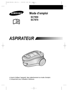 Samsung SC7870 Manuel utilisateur