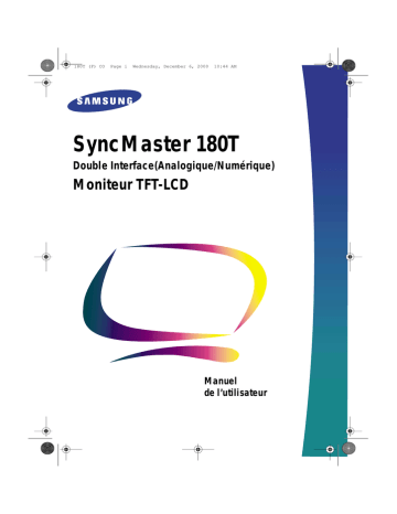 Samsung 180T Manuel utilisateur | Fixfr