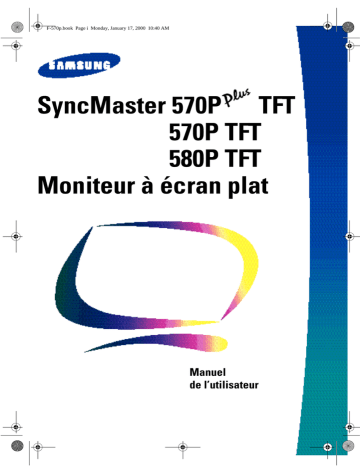 Samsung 570PTFT Manuel utilisateur | Fixfr