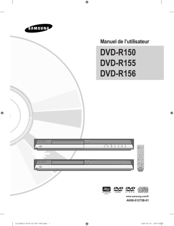 DVD-R155 | DVD-R156 | Samsung DVD-R150 Manuel utilisateur | Fixfr