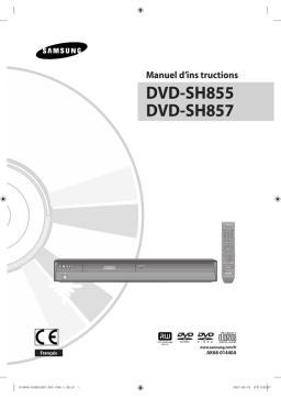 Samsung DVD-SH855 Manuel utilisateur