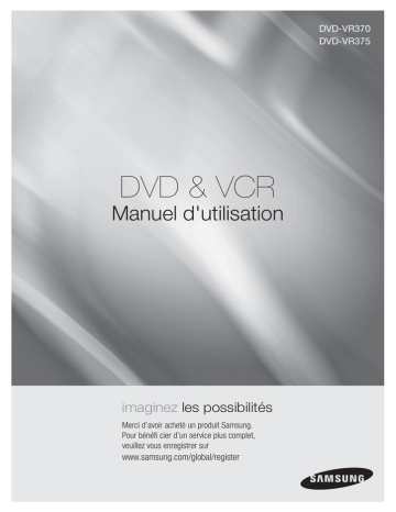 Samsung DVD-VR375 Manuel utilisateur | Fixfr