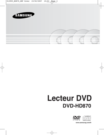 Samsung DVD-HD870 Manuel utilisateur | Fixfr