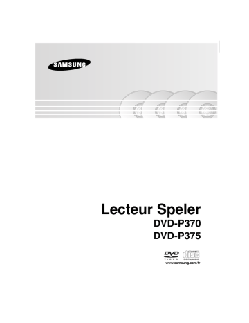 Samsung DVD-P370 Manuel utilisateur | Fixfr