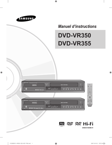 Samsung DVD-VR355 Manuel utilisateur | Fixfr
