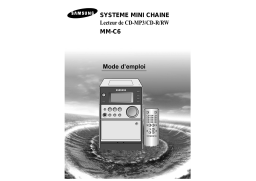 Samsung MM-C6 Manuel utilisateur