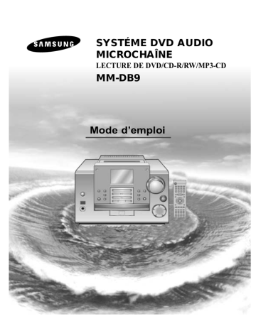 Samsung MM-DB9 Manuel utilisateur | Fixfr