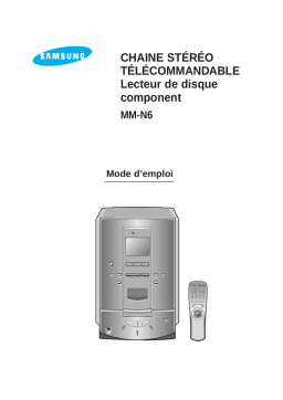 Samsung MM-N6 Manuel utilisateur