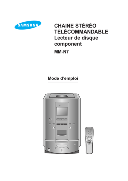 Samsung MM-N7RH Manuel utilisateur