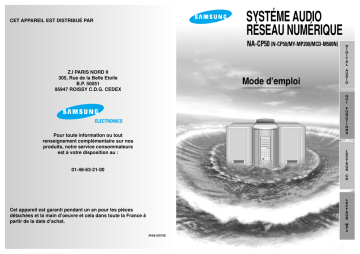 Samsung NA-CP50 Manuel utilisateur | Fixfr