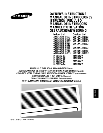 Samsung AM18A1E2 Manuel utilisateur | Fixfr