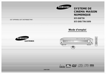 HT-DB1750 | Samsung HT-DB1850 Manuel utilisateur | Fixfr