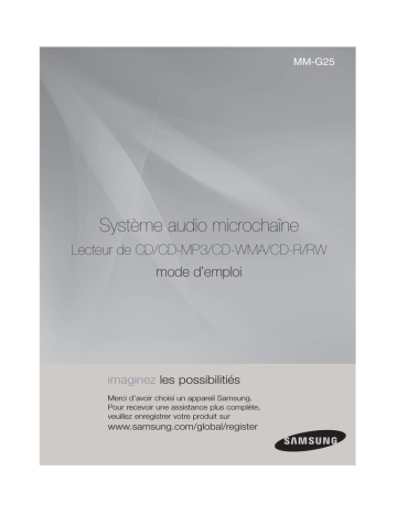 Samsung MM-G25 Manuel utilisateur | Fixfr