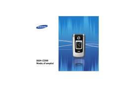 Samsung SGH-Z300 Manuel utilisateur