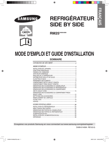 Samsung RM25KGRS Manuel utilisateur | Fixfr