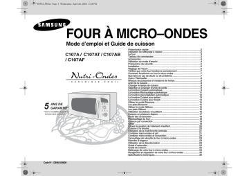 Samsung C107AT-5/XEF Manuel utilisateur | Fixfr