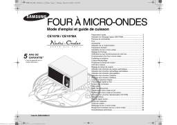 Samsung CE107B-B Manuel utilisateur