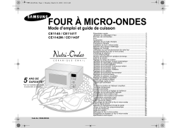 Samsung CE1141T Manuel utilisateur