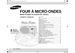 Samsung CE2827NT Manuel utilisateur