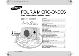 Samsung CE287CN Manuel utilisateur