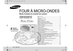 Samsung CE2927N Manuel utilisateur