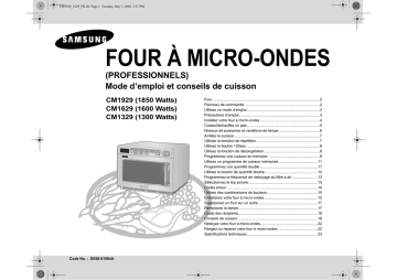 CM1329 | Samsung CM1929 Manuel utilisateur | Fixfr